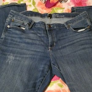 Destructive look Gap denim sz 18